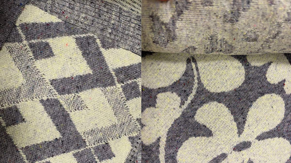 由回收衣服製成再生紗線。（圖片來源／沛德永續科技提供）